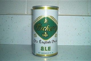 FISCHERS OLD ENGLISH SYTLE ALE VINTAGE BEER CAN FISCHER BREWERY 