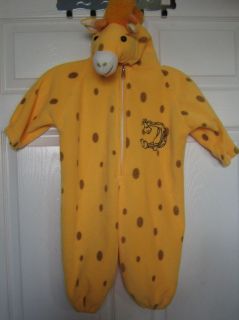 Infant Boys Girls Fleece Giraffe Halloween Costume Size 12 18 months