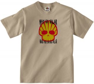 SHELL OIL PROTEST T SHIRT 100% COTTON GLOBAL WARMING ALTERNATIVE CULT 
