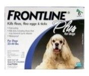 merial frontline plus for dogs 23 44 lb 6 pack
