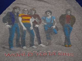 ORIGINAL VTG 1983 THE JOURNEY BAND FRONTIERS WORLD TOUR T  SHIRT LARGE 
