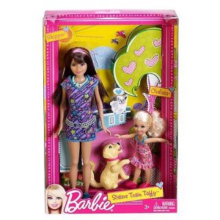 barbie sisters train taffy skipper and chelsea doll 2 pack