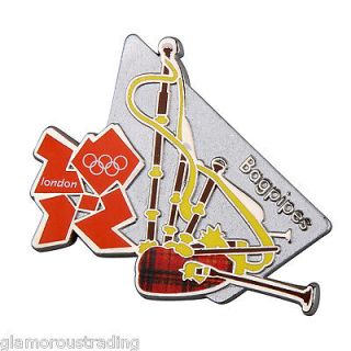 london 2012 bagpipes pin sold out from united kingdom time