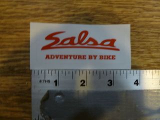 salsa small adventure by bike sticker decal 