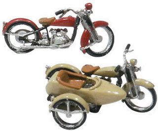 woodland scenics motorcycles sidecar kit ho # d228  6 65 