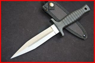 Newly listed 9 INCH DOUBLE DUAL EDGE BOOT KNIFE ARMY MARINES THROWING 