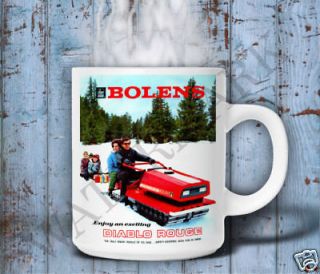 vintage bolens snowmobile brochure mug like nos buy 3 mugs