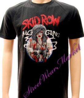 skid row american heavy metal rock men t shirt sz l