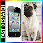 pug on sofa hard case back cover for apple iphone