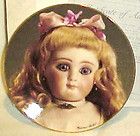 mildred seeley french doll plate mothereau yvette expedited shipping 