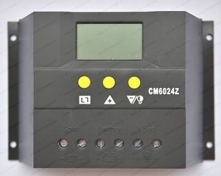 60a solar regulator charge controller 12v 24v auto 1440w solar