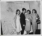 1964 SEN TED KENNEDY AND WIFE WITH MRS SMITH AND MRS PETER LAWFORD 
