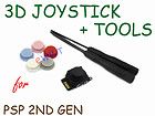   Black Analog Stick 3D Joystick +Tools for PSP 2000 2001 Slim JTOT031