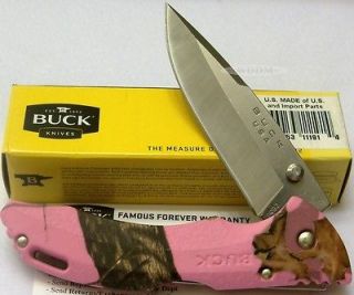   Mossy Oak Blaze Pink Camo Lockback Skinning Hunting Pocket Knife 285