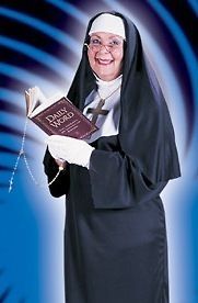 adult nun outfit womens halloween costume plus size one day