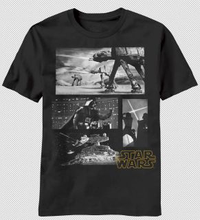 NEW Star Wars Darth Vader Space Battles Luke Skywalker Vintage Look T 