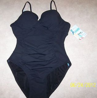   Love Your Assets Sara Blakely Black Push Up Spanx Power swimsuit 1 pc