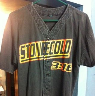   Cold Steve Austin Baseball Jersey Shirt WWF WWE The Rock Triple H Cena