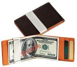 march leather money clip and credit card holder 