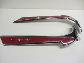 Orig.Lambretta Ser.One+Two Side Panel FALBOComet Flashes RED Inlays 