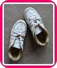 Well Worn Used Sneakers Womens Trashed Gym Work Out Athletic Shoes 