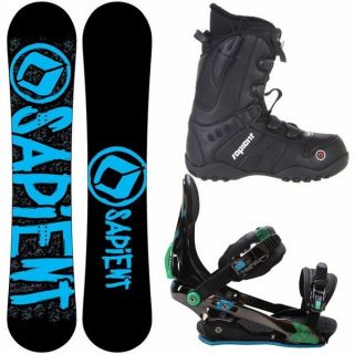 Sapient Yeti 166 Mens Snowboard + Rome S90 Bindings + Sapient Boots
