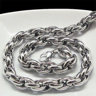 COOL HEAVY 150g ROPE Stainless Steel CHAIN Necklace 24 NEW