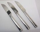 Dansk Stainless AMENI T Flatware French Solid Knife 3pc LOT 