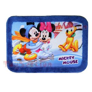 NEW Mickey Mouse & Minnie Pluto Dog Soft Home Bath Rug Mat Floor 