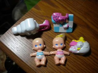 silverlit dolls 2 baby s babies snap on clothes 5