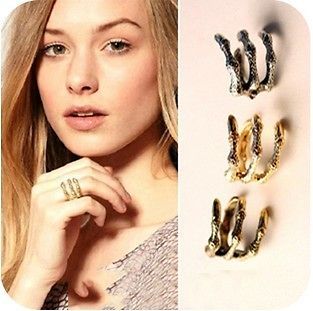   New Hot Cool Rock Punk Gothic Dragon Eagle Four Claw  Finger Ring