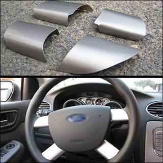 steering wheel inserts cover stainless ford focus # silver s