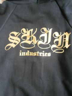 Skin Industries Urban Street Wear Chola Hoodie / Hoody   Black With 