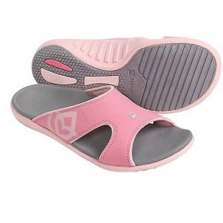 New Womens Spenco Kholo Pink Gray Sports Pool Deck Boat Water Sandals 