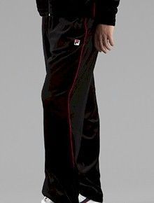 fila men s velour manno lm113h55 black pants