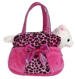 White Cat with Leopard Print Fancy Pals Pet Carrier 8 by Aurora