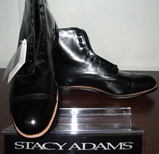 NEW ARRIVAL Stacy Adams Mens Madison Black Dress Boot Boots Shoe 
