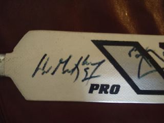 HRUDEY TEAM SIGNED GOALIE STICK FROM 1992 1993 STANELY CUP FINALS