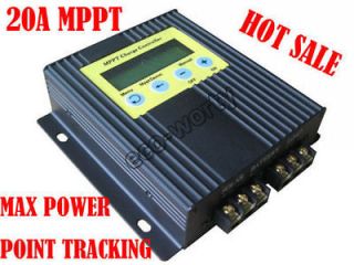   12V/24V MPPT solar charge controller solar regulator 15 30% more power