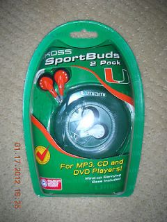 Koss SportBuds 2 Pack U Miami for , CD and DVD Players  headphones