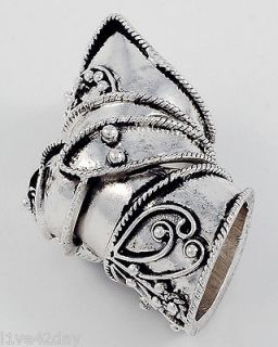 Battle Ready Medieval Knight Armor Sexy Ring Gold or Silver Vintage 