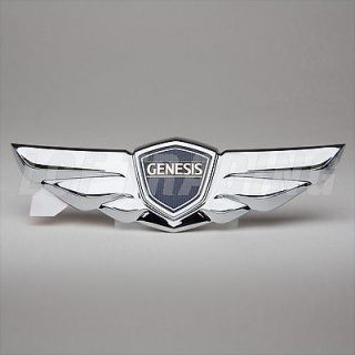 KDM Hyundai Genesis Sedan OEM Tail Gate Wing Emblem *GENUINE OEM*