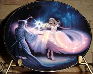 fairy godmother s magic franklin cinderella gem plate time left