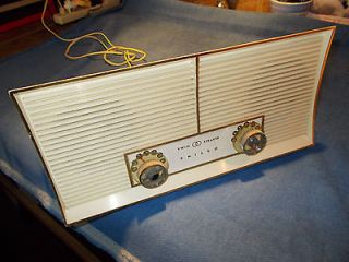 Philco AM radio, twin speaker, NICE original, from private collection 