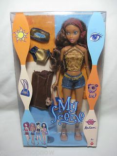   Scene Barbie Doll with Shorts and Top Puppy Dog in Bag & Accessories