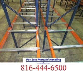 pallet support rack bar for teardrop galvanized warehouse racking 48 