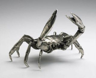 cyan design cast iron large crab sculpture figurine new time