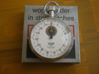 NOS Vintage SWISS HEUER 7 Jewels Manual Stopwatch,New Old Stock