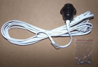 UL 15 Electric Lighting cord inc light bulb socket +on/off switch 