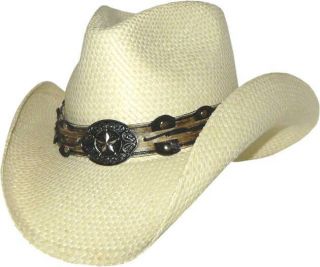 austin pistolero white straw cowboy hat  49